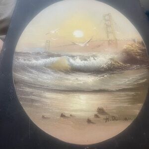 Golden Gate Seascape Painting